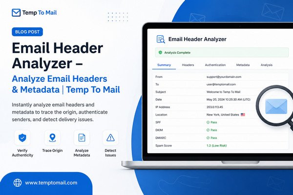 Email Header Analyzer - Analyze Email Headers & Metadata