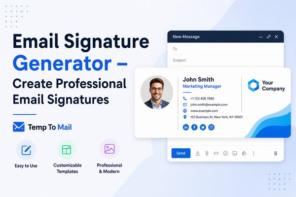 Email Signature Generator - Create Professional Email Signatures