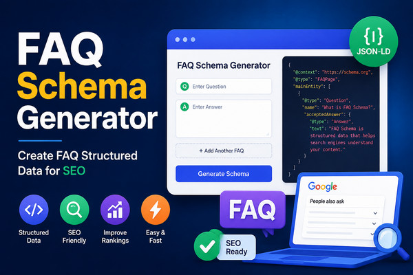 FAQ Schema Generator - Create FAQ Structured Data for SEO