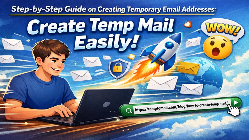 Step by step guide on creating temporary email addresses
