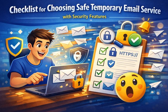 Best practices for safe temporary email usage including address management and expiration