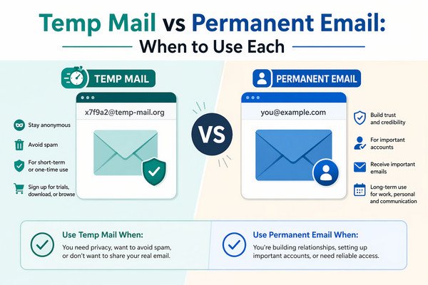 Temp Mail vs Permanent Email
